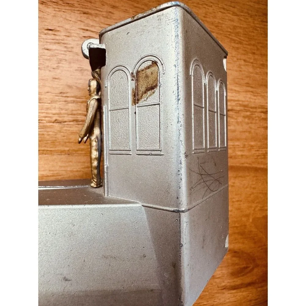 Vintage Wild West Bank Mechanical Coin Bank West Jefferson Ohio Detroit Mich USA